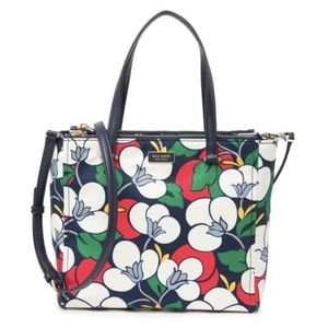 Kate Spade New York | Medium Nylon Floral Satchel